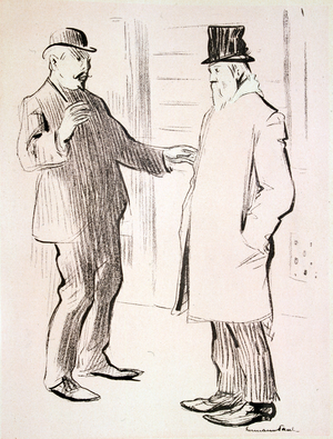 Caricature in L'Assiette du Beurre, 1906, depicting lawyers, 1906 (engraving)