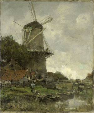 The Windmill, 1880 (oil on canvas)