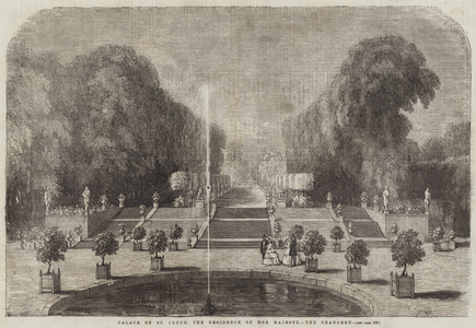 Palace of St Cloud, the Residence of Her Majesty, the Orangery (engraving)