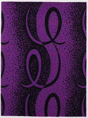 Design for textile or wallpaper, 1970-75 (gouache on paper)