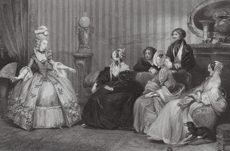 Dressed for the Opera Bal (engraving)