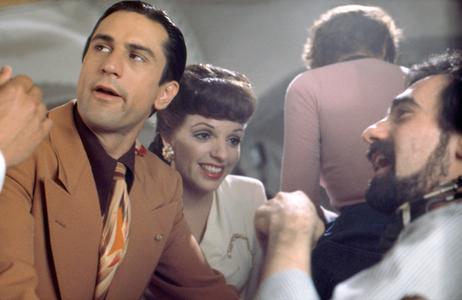 On The Set, Martin Scorsese With Robert De Niro And Liza Minnelli.