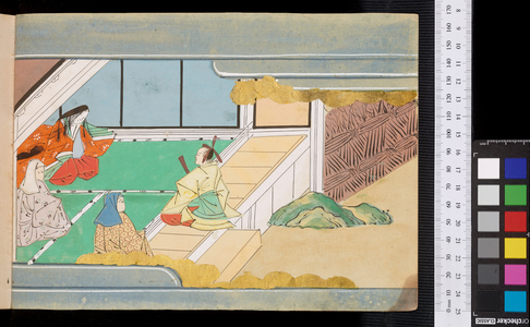 The Tale of the Bamboo Cutter, 17th century (painting on paper)