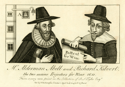 Alderman Abel and Richard Kilvert (engraving)