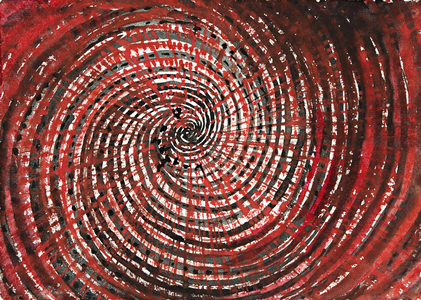 On the Viewing of Flowers and Trees, 1922 (oil on canvas)