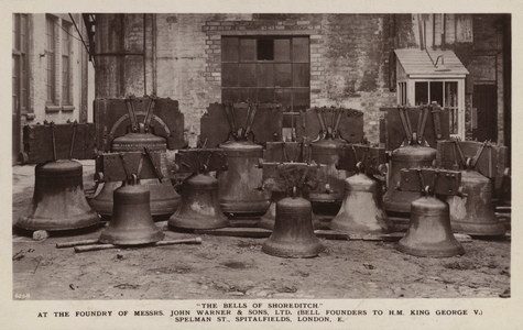 The Bells of Shoreditch (b/w photo)
