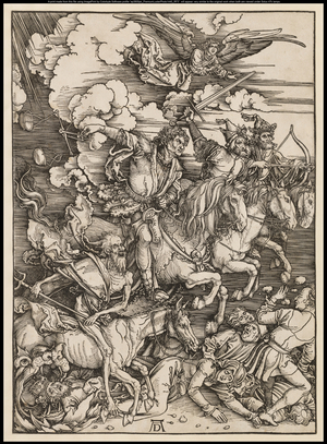 The Apocalypse: The Four Horsemen, 1497-98 (woodcut)