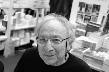Portrait of Ernest Pignon-Ernest, 2022 (b/w photo)