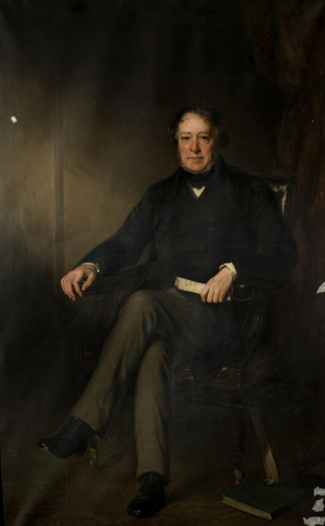 Rt. Hon. Edward Ellice MP, 1854/1855 (oil on canvas)