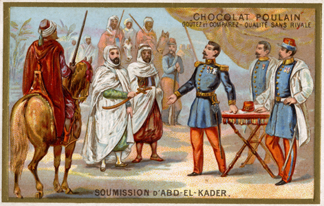 History. Algery. Submission of Abd Al Qadir in 1847. Imagery, France, c.1900.
