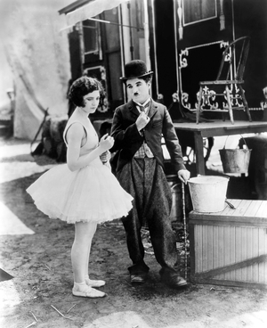 Le cirque Le Cirque de CharlieChaplin avec Merna Kennedy et Charles Chapl 1928 Muet de film - Film muet muet (photo b/w)