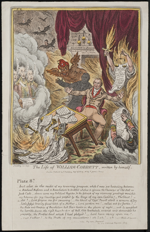 The Life of William Cobbett, written by himself, 1809 (coloured engraving)