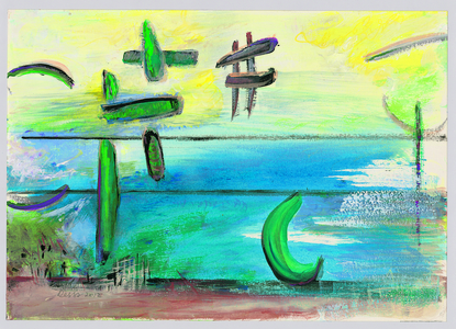 Dreams of Mexico, 2012 (acrylic on paper)