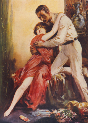 Furtive passion Caption reads