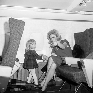 With Carlheinz Hollmann in the Lufthansa machine “Heidelberg”, Germany 1965