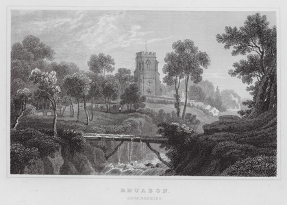 Rhuabon, Denbighshire (engraving)