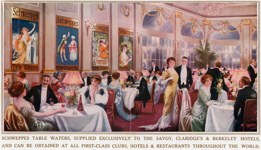 Schweppes Table Waters (colour litho)