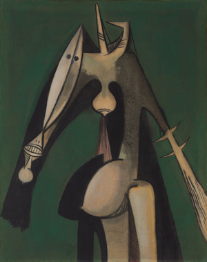 Flower Moon; Flor luna, 1950 (oil on canvas)