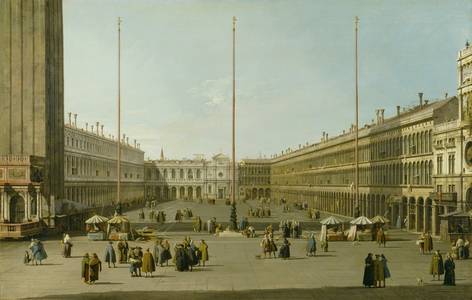 The Piazza San Marco, c.1738-40 (oil on canvas)