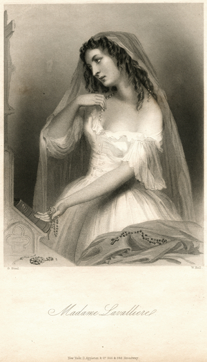 Louise de La Vallière (1644-1710) (b/w photo)