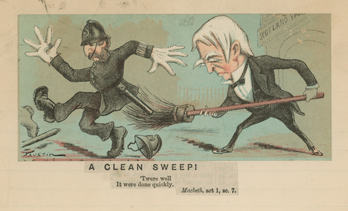 A clean sweep (colour litho)