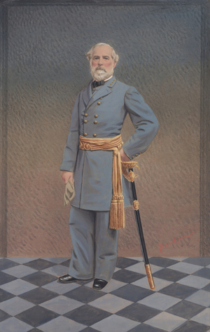 General Robert E. Lee, 1865-70 (gouache on paper)