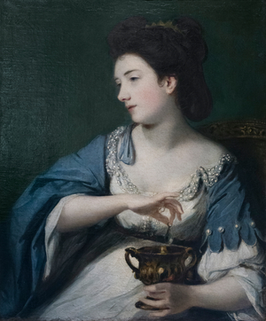 Kitty Fisher as Cleopatra, 1759 (oil on canvas)