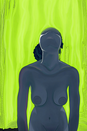 Nude, Brooklyn (digital art)