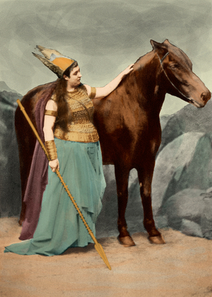 MATERNA Amalie as Brunnhilde in Ring cycle