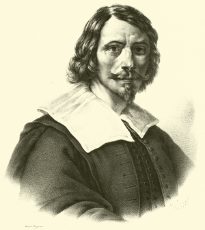 Giovanni Francesco Barbieri, known as Guercino, or il Guercino, portrait (engraving)