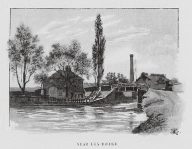 Near Lea Bridge (litho)