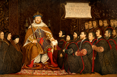 Henry VIII and the Barber Surgeons, illustration from 'An Cyclopaedia of Costume...', 1876 (print)