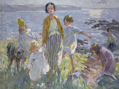 Holidays (oil on canvas)