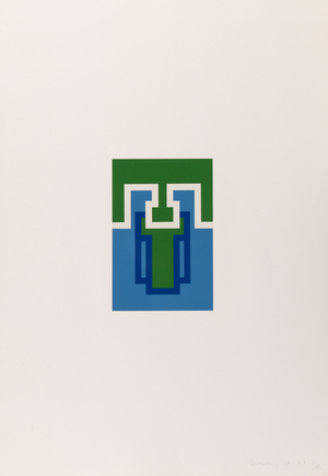 Thomas, 1975 (screen print in enamel)