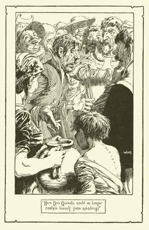 Illustration for Don Quixote (litho)