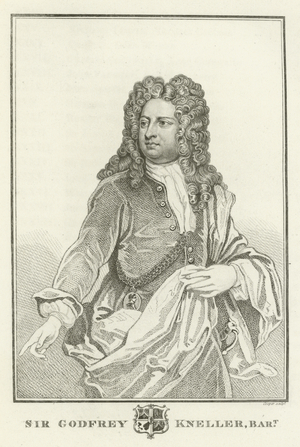 Sir Godfrey Kneller, Baronet (engraving)