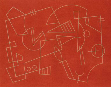 WALKING LINE, 1997 (pastel on paper)