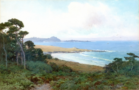 View of Monterey Bay (watercolour)