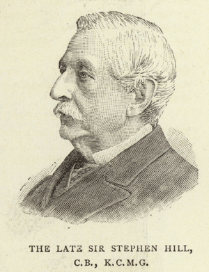 The Late Sir Stephen Hill, CB, KCMG (engraving)