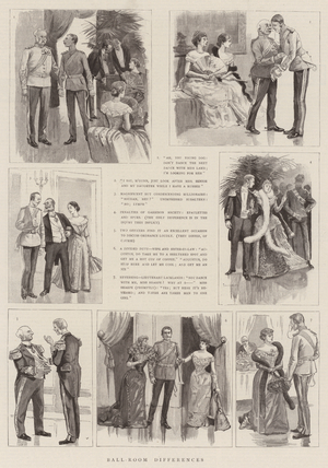 Ball-Room Differences (engraving)