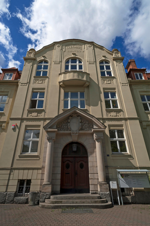 Former District House, built in Art Nouveau style in 1910, today District Office, O..., 2015 (photo)