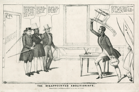 The Disappointed Abolitionists, 1838 (litho)