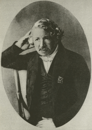 Louis Daguerre (b/w photo)