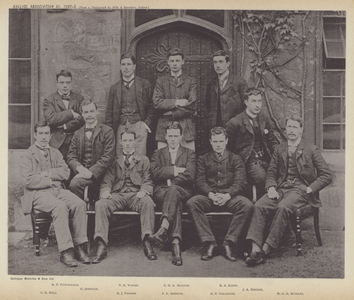 Balliol Association XI, 1892-3 (b/w photo)