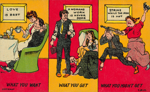Marriage (colour litho)