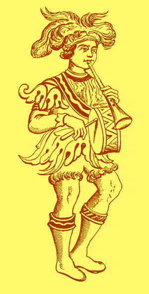 Tambourin and bombard being