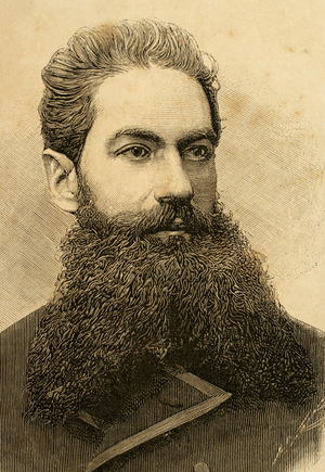 Francisco Martinez de las Rivas by Arturo Carretero Sanchez (1852-1903) (engraving)