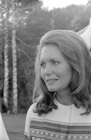 Renate Thyssen, 1971  (b/w photo)