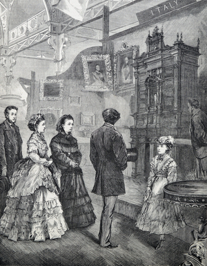 Visit of Queen Victoria, 1870 (engraving)