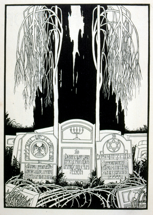 page of 'Judah'. a collection of ballads by the non-Jewish poet Börries von Münchhausen 1900